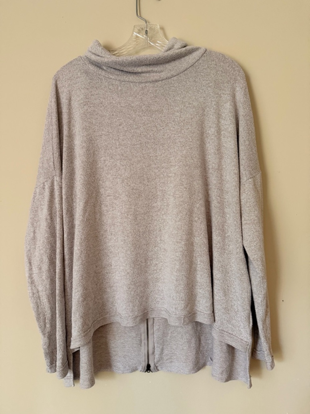 Alter’d State Cozy Lightweight Taupe Cowl Neck